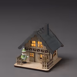 Konstsmide 3232-100, Light decoration figure, Wood, IP20, 2 bulb(s), LED, 0.12 W
