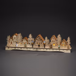 Konstsmide 3250-100, Light decoration figure, Wood, IP20, 18 bulb(s), LED, 1.08 W