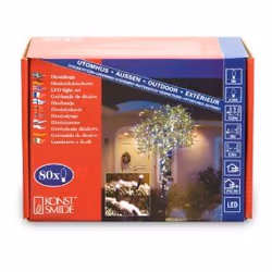 Konstsmide Micro LED lights, 80 bulb(s), LED, Cool white, 22240 mm, 741 g