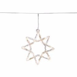 Konstsmide 4449-103, Light decoration figure, Transparent, Acrylic, Polyvinyl chloride (PVC), IP44, Star, CE