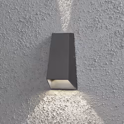 Konstsmide 7911-370, 2 bulb(s), 3000 K, IP54, Anthracite, Grey