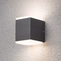 Konstsmide 7991-370, 2 bulb(s), 3000 K, IP54, Anthracite, Grey
