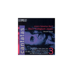 Bach: Cantatas, Vol 3 (BWV 12, 54, 162, 182) /Bach Collegium Japan <ul> Suzuki
