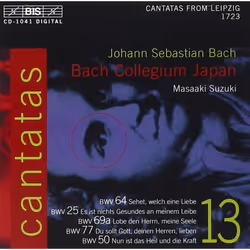 Bach: Cantatas, Vol 13 (BWV 64, 25, 69a, 77, 50) /Concerto Palatino <ul> Bach Collegium Japan <ul> Suzuki