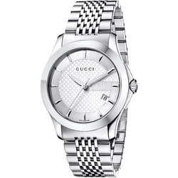 Gucci YA126401 G-Timeless Silver Dial Men's Watch