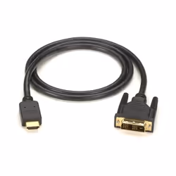 Black Box EVHDMI02T-005M, 5 m, DVI-D, HDMI, Gold, Copper, Black