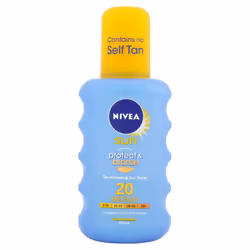 Nivea Sun Protect and Bronze Tan Activating Sun Spray Medium SPF 20, 200ml