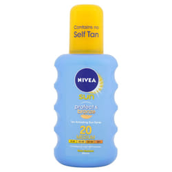 Nivea Sun Protect and Bronze Tan Activating Sun Spray Medium SPF 20, 200ml