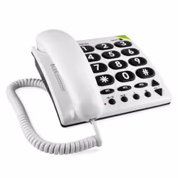 Doro PhoneEasy 311c, Analog telephone, White