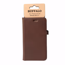 Buffalo 658562 mobile phone case 15.5 cm (6.1") Folio Brown