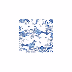 Paper+Design Animal Print Luncheon Napkins (Porcelain Bird)