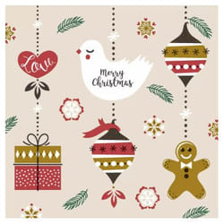 Paper + Design Xmas Hangings Tissue paper Multicolour 20 pc(s)