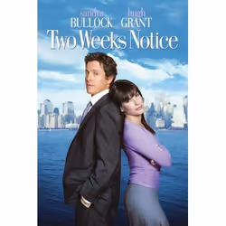 Warner Home Video Two Weeks Notice, DVD, English, Romance, 2D, 20/12/2002, USA