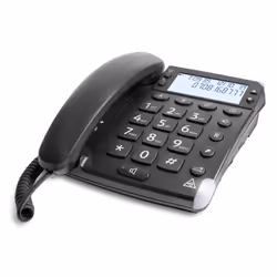 Doro Magna 4000, Analog telephone, Speakerphone, 50 entries, Caller ID, Black