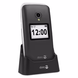 Doro 2424, Clamshell, 6.1 cm (2.4"), 3 MP, Bluetooth, 800 mAh, Grey, Silver
