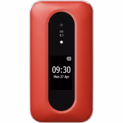 Doro Leva L30, Clamshell, Single SIM, 7.11 cm (2.8"), 2 MP, 1150 mAh, Red, White