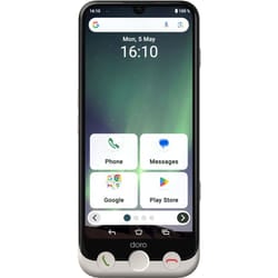 Doro Aurora A30 15.5 cm (6.1") Dual SIM Android 14 4G USB Type-C 6 GB 128 GB 5000 mAh Black, White