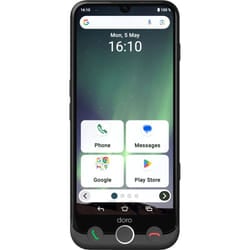 Doro Aurora A30 15.5 cm (6.1") Dual SIM Android 14 4G USB Type-C 6 GB 128 GB 5000 mAh Black