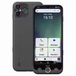 Doro Aurora A30 15.5 cm (6.1") Dual SIM Android 14 4G USB Type-C 6 GB 128 GB 5000 mAh Black