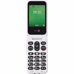 Doro Leva E30 7.11 cm (2.8") 142.7 g Black, White Feature phone
