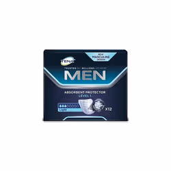 Tena For Men Level 1 Odour Control Incontinence Pads - 12 Pads