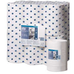 TORK 101230 Wiping Paper Plus Mini, Centrefeed Roll (Pack of 12)