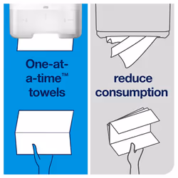 Tork Extra Soft Singlefold Hand Towels 100278 - H3 Premium Folded Paper Towels with High-Absorbency - 2-Ply, White - 15 x 200 Sheets