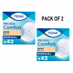 TENA Comfort Normal - 2 Packs of 42 - 84 Incontinence Pads