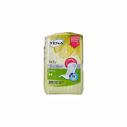 TENA Discreet Mini Incontinence Pads, 20 each