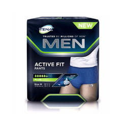 9pk Tena Men Active Fit Pants Plus - Medium | Men's Incontinence Underwear