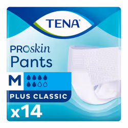 TENA Pants Plus Classic Medium (1300ml) 14 Pack Incontinence Protection