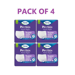 TENA Pants ProSkin Night Super - Medium - 4 Packs of 10