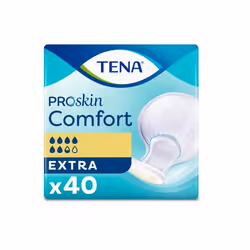 TENA Proskin Comfort Extra - 1 Pack of 40 Incontinence Pads