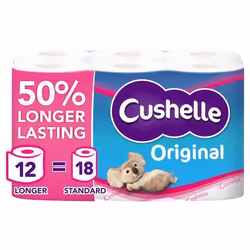 CUSHELLE ORIG TOILET ROLLS LONG PK12