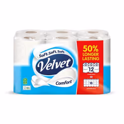 Velvet COMFORT TOILET ROLL LONG PK12