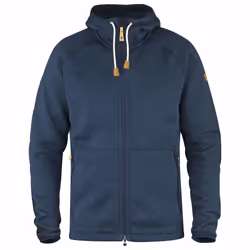 Fjällräven Övik, Adult, Male, Hoodie, Navy, Crew neck, Long sleeve