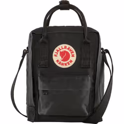 Fjällräven Kånken Sling, Unisex, Tote bag, Small, Zipper, Front pocket, Black