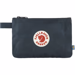 Fjällräven Kånken Gear Pocket, Unisex, Zipper, Navy, Monochromatic, Polyester/Cotton, 65% polyester, 35% cotton