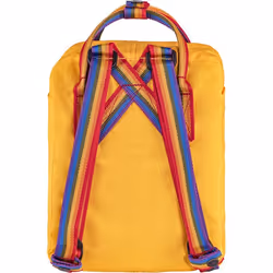 Fjällräven Kanken Rainbow Mini backpack Casual backpack Yellow Vinylon