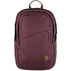 Fjällräven Räven 28 backpack Casual backpack Burgundy Cotton, Polyamide, Polyester