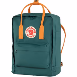 Fjällräven Kanken backpack Rucksack Green, Orange Vinylon