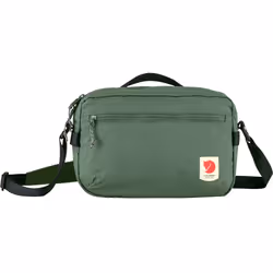 Fjällräven High Coast Crossbody, Unisex, Cross body bag, Zipper, 4 pockets, PFC, Green