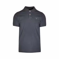 GANT Mens Polo Shirt Short Sleeve Golf Tee - Dark Grey, S