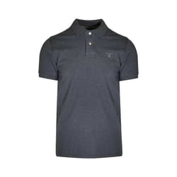 GANT Mens Polo Shirt Short Sleeve Golf Tee - Dark Grey, S