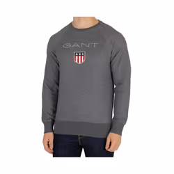 GANT SHIELD LOGO Mens Sweatshirt Crew Neck - 2XL