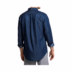 GANT INDIGO Mens Shirts Regular Fit Long Sleeve - S