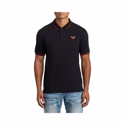 True Religion Mens Casual Polo T Shirt Golf Tee - 3XL, Black