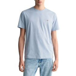 Gant Mens T Shirts Shield Cotton Summer Casual Tee - Blue, XL