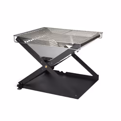 Primus Kamoto OpenFire, Firewood, Black, Steel, Rectangle, Grate + Griddle, Rectangular
