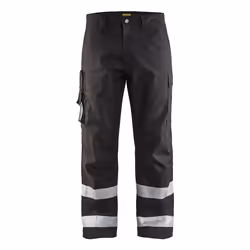 Blakläder 145118119900C62, Pants, Man, Black, Clothing button, Zipper, Cotton, Polyester, 240 g/m²